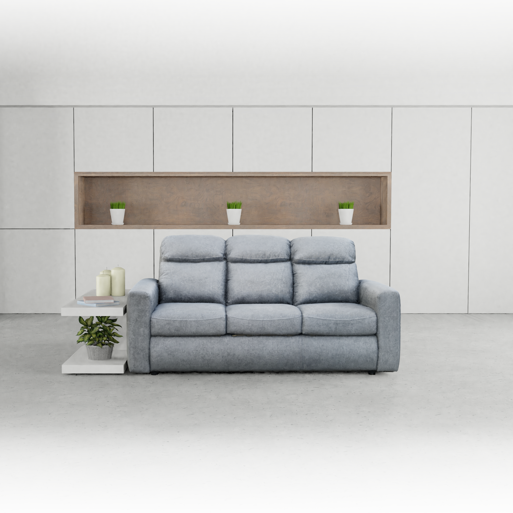 Sofa w nowoczesnym wnętrzu